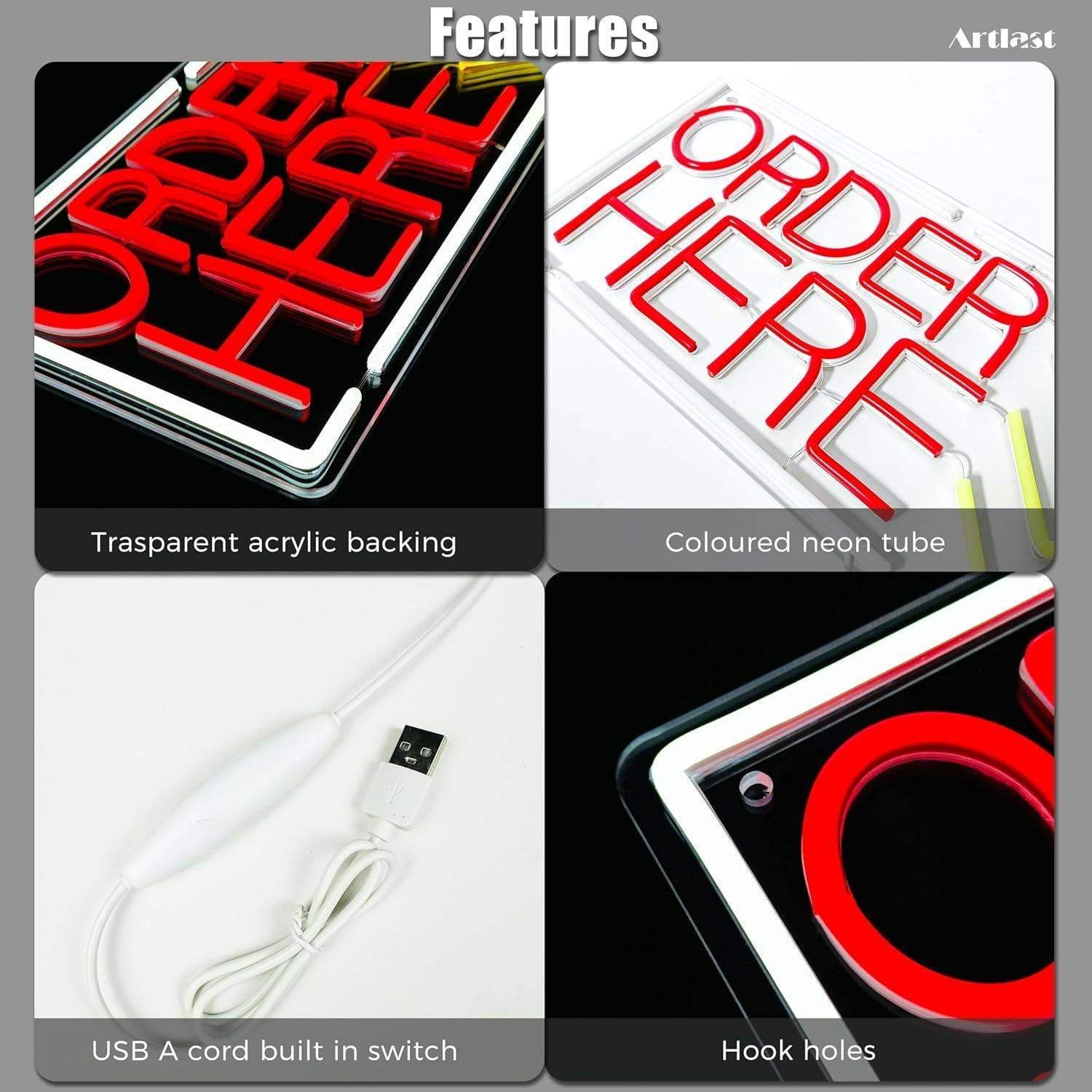 Letrero Luminoso LED USB Regul - Led Lighting Wall Decor reseña y precio