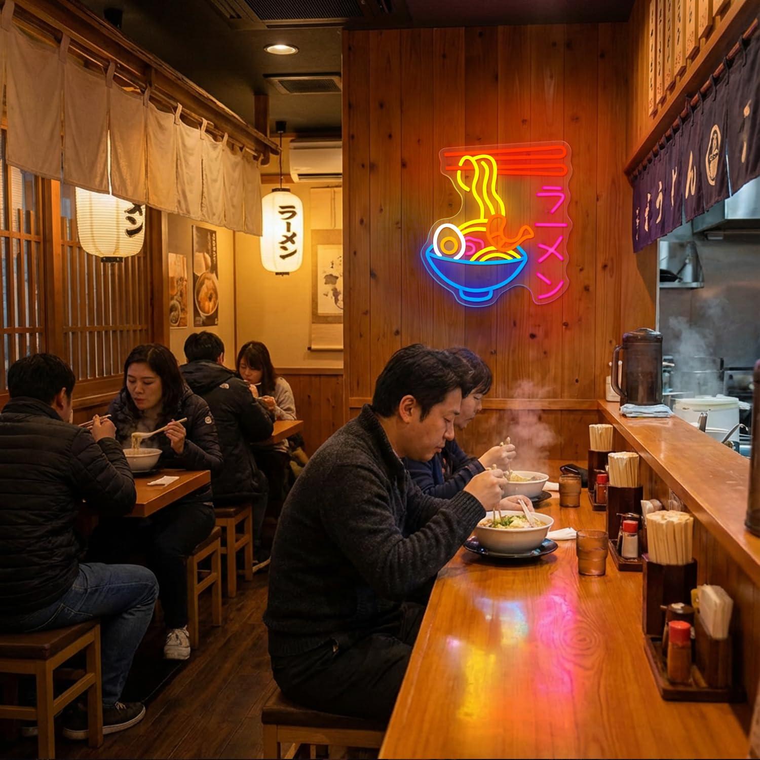 Letrero de Neón LED de Ramen,  - Lighting Decor For Room reseña y precio
