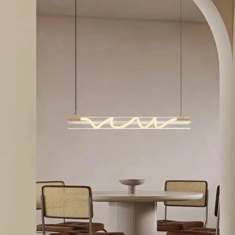 Lámpara de Techo de Tubo Largo - Decor Lighting Fixtures reseña y precio