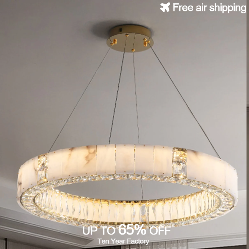 Candelabro LED moderno dorado  - Elements Lighting Decor reseña y precio