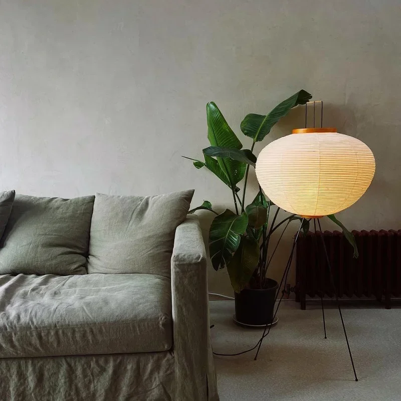 Lámpara de pie de papel de arr - Floor Lamp Tripod reseña y precio