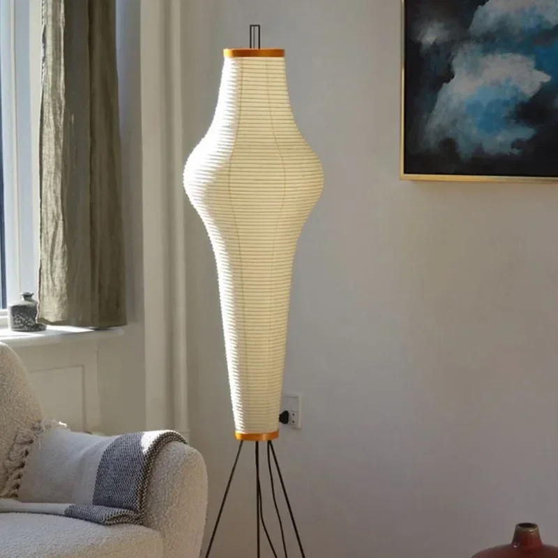 Lámpara de pie de papel de arr - Floor Lamp Tripod reseña y precio