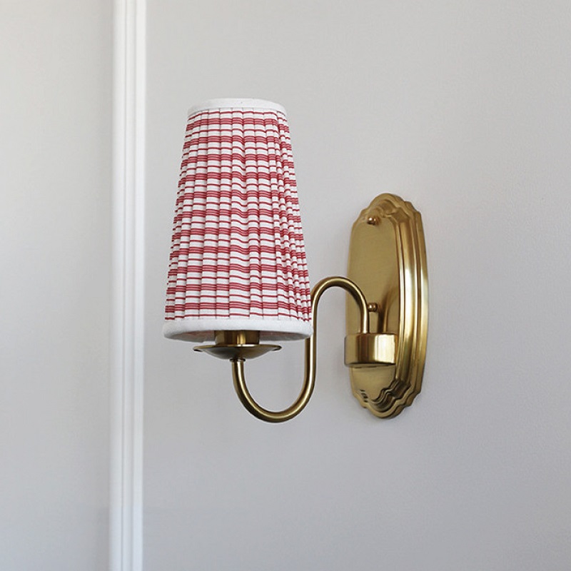Lámpara de pared de tela Retro - Elements Lighting Decor reseña y precio